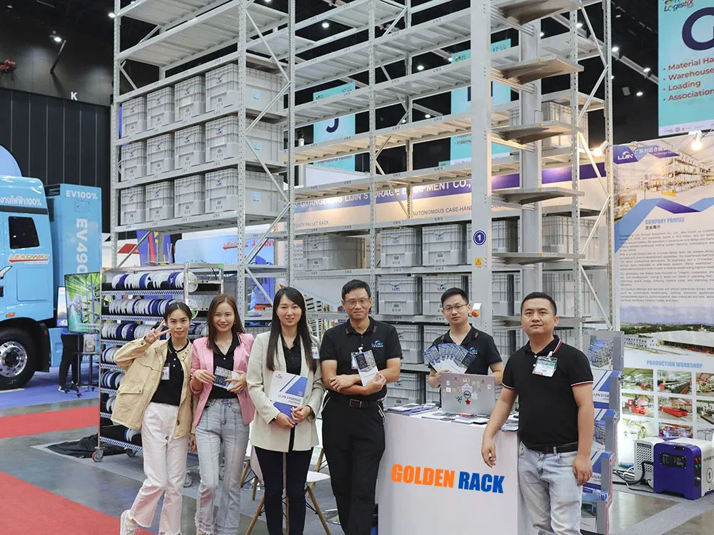 Golden Rack exhibiting at the storage industry exhibition