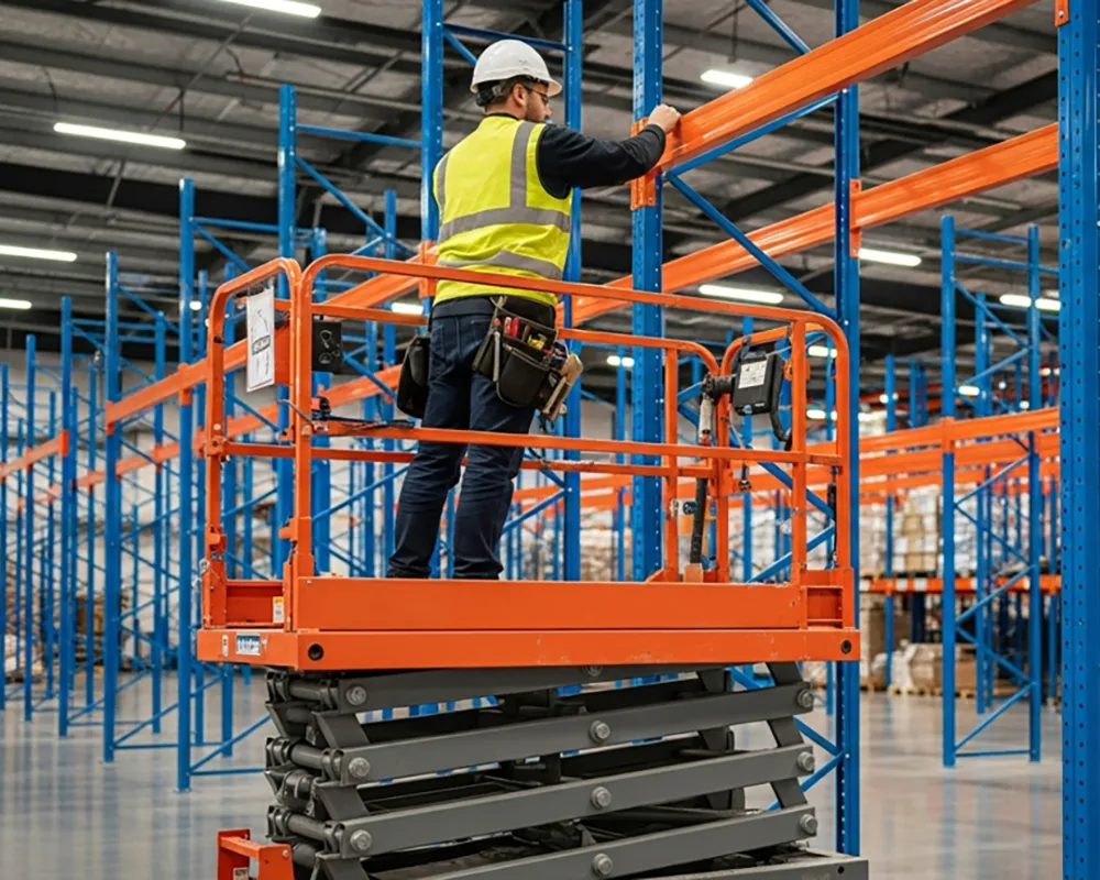 Professional warehouse racking installation support service