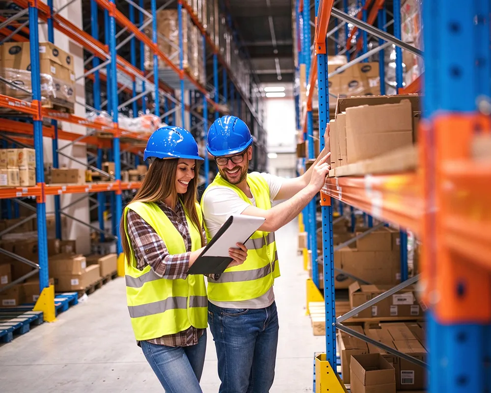 Warehouse storage racking quality management